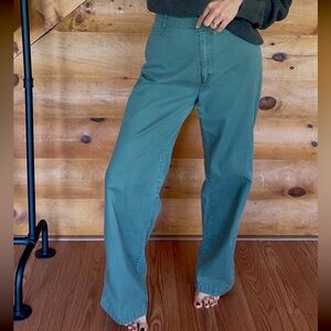 Olive Wide Leg Pants
